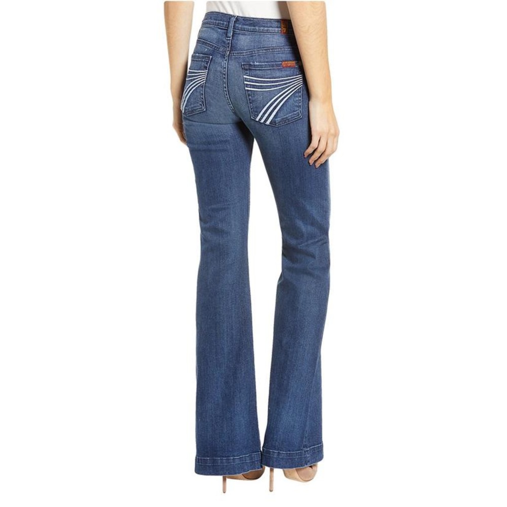 7 For All Mankind Dojo Flare Raw Hem